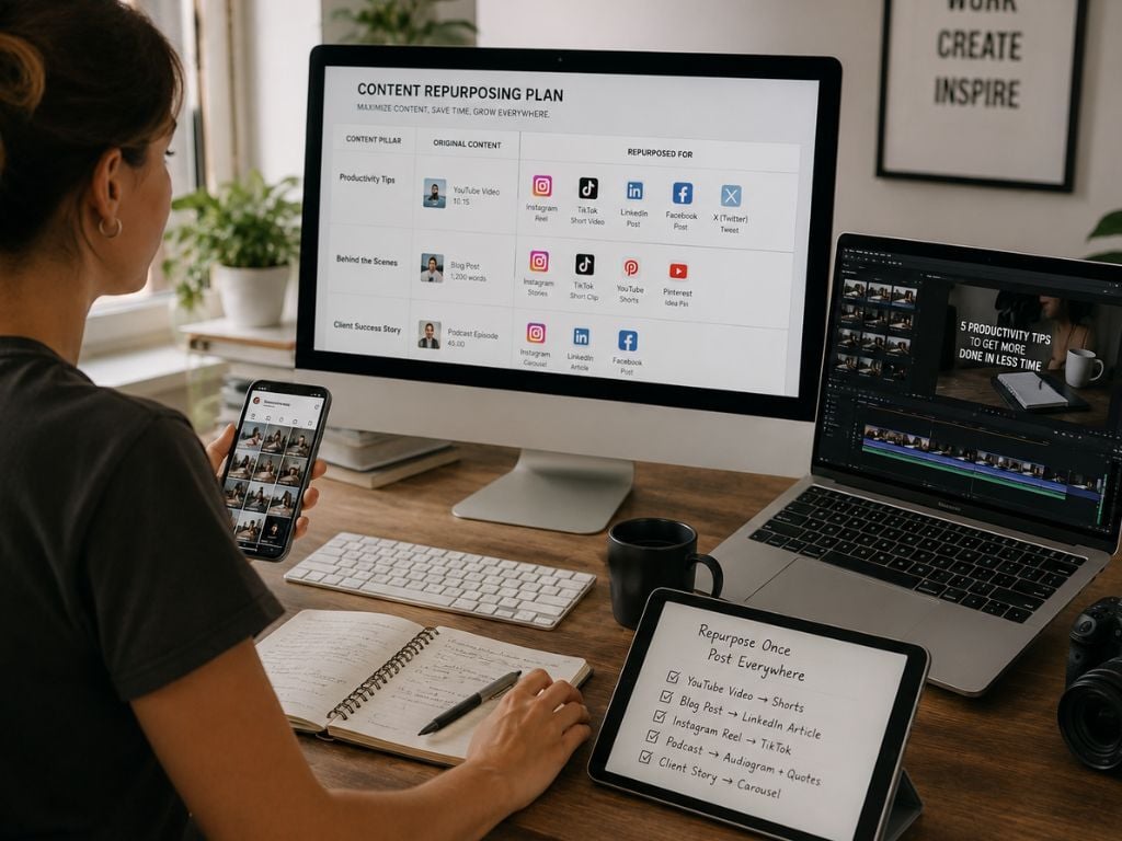 Learn how to repurpose content for social media to save time, extend reach, and stay active on every platform without starting from scratch.