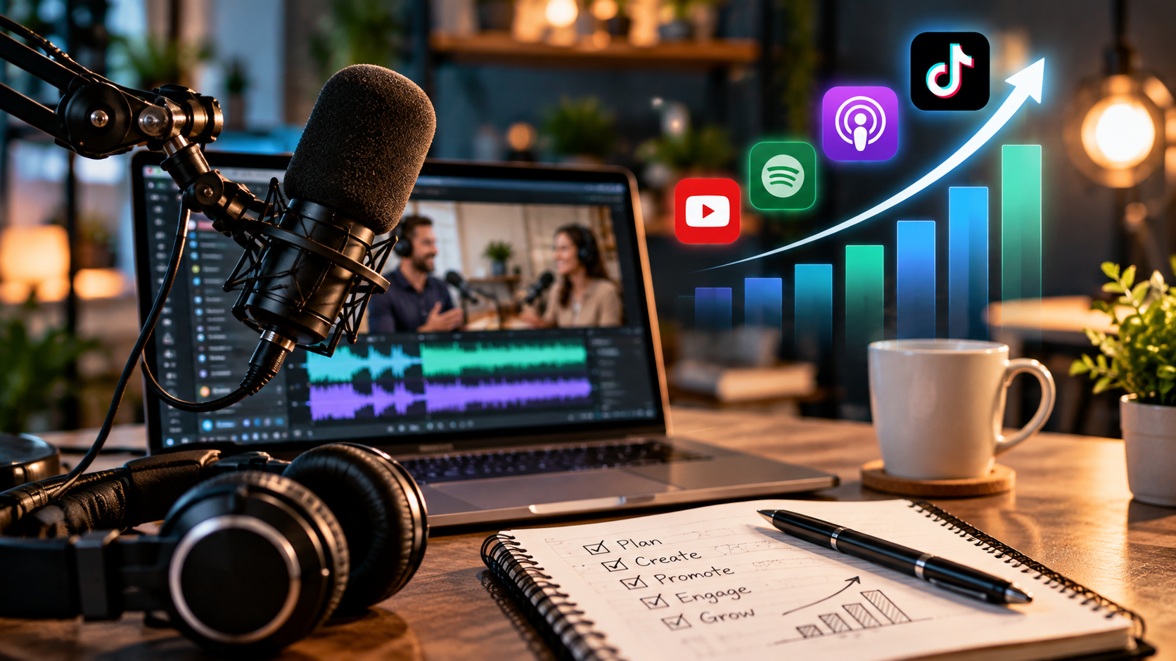 Podcast Studio Growth Dashboard